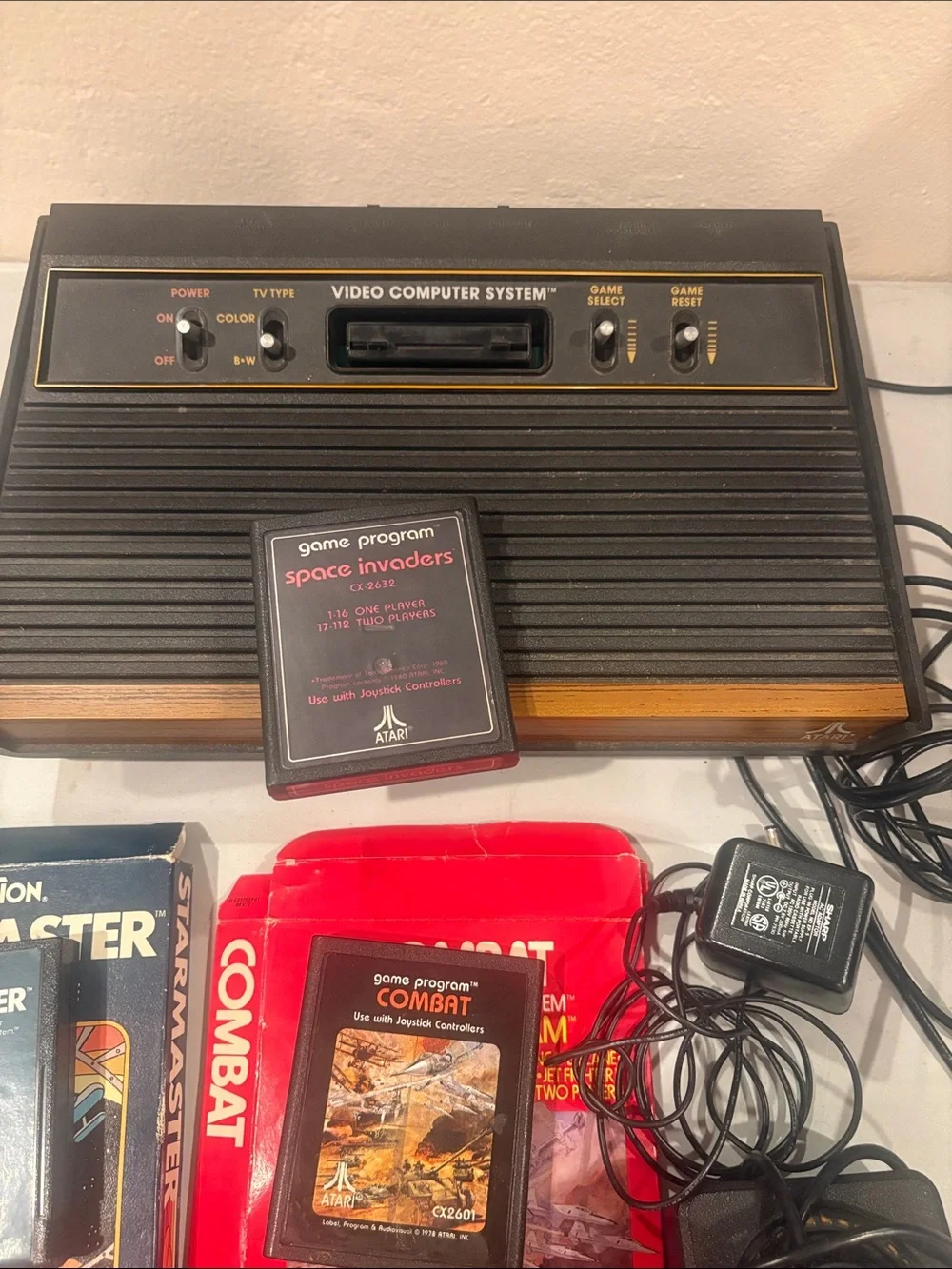 Atari Classic Video Computer System Console with Joysticks Not tested (as is)